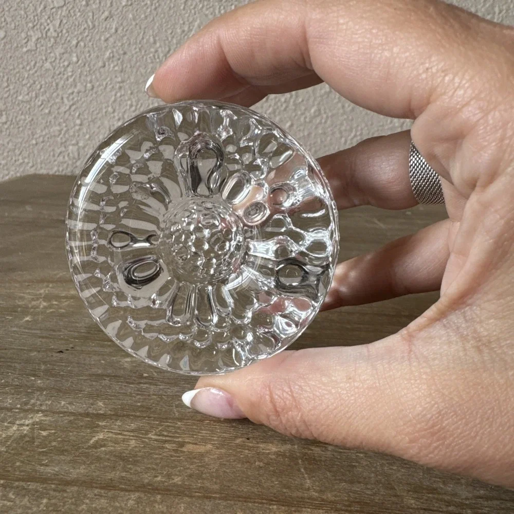 2 Vintage Iitala Finland Ultima Thule Glass Candle Holder Tapio Wirkkala MCM - Picture 3 of 7